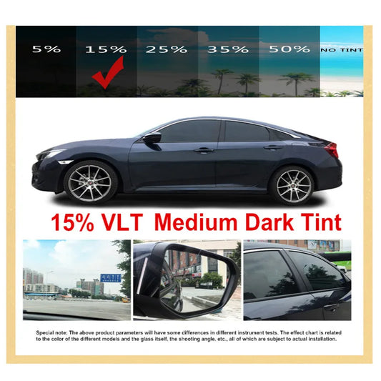 Black Car Window Foils Film