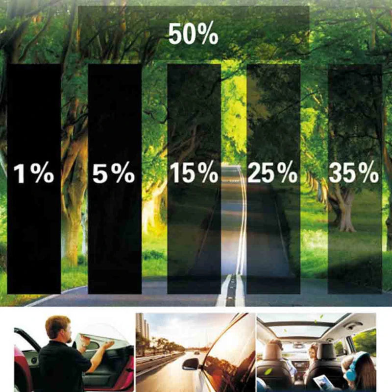 Black Car Window Foils Film