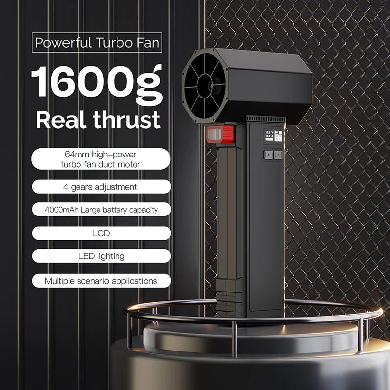Air Blower Turbo Jet Fan With LED Lighting