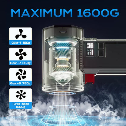 Air Blower Turbo Jet Fan With LED Lighting